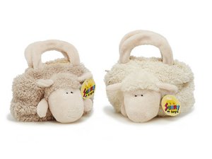 Plush bag sheep 17x7x14c