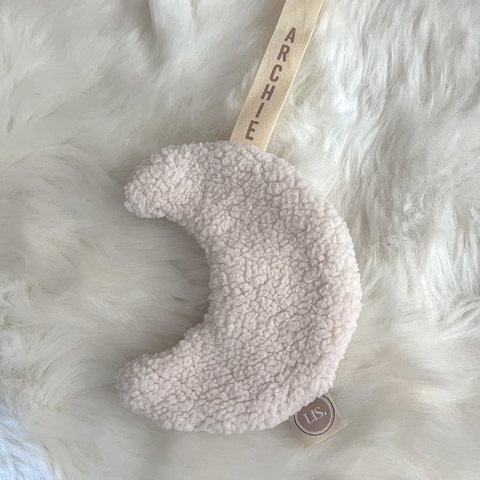 Schnullertuch Moon - Creme