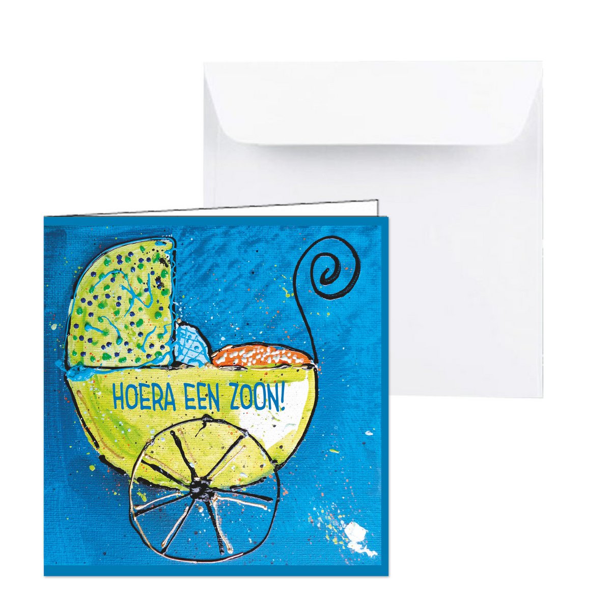 Card pram hurray a son