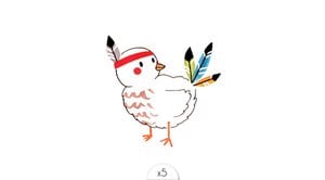 Temporary tattoo: Indian bird