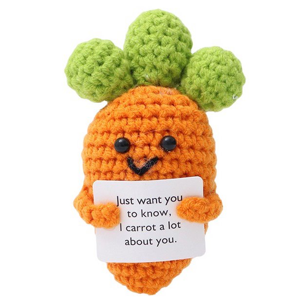 R-I2.1  T2405-050 Knitted Positive Carrot 10cm