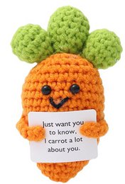 R-I2.1  T2405-050 Knitted Positive Carrot 10cm