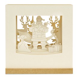 Weihnachtsmann-Silhoubox L