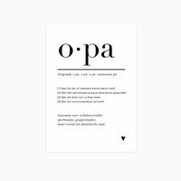 A6 Postcard || Grandpa