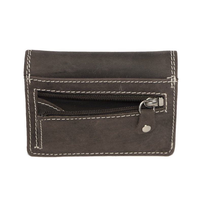 Cartera Mujer Mini Buffalo Leather - Cartera Mujer Extra Pequeña En 3 Colores Buffalo Leather