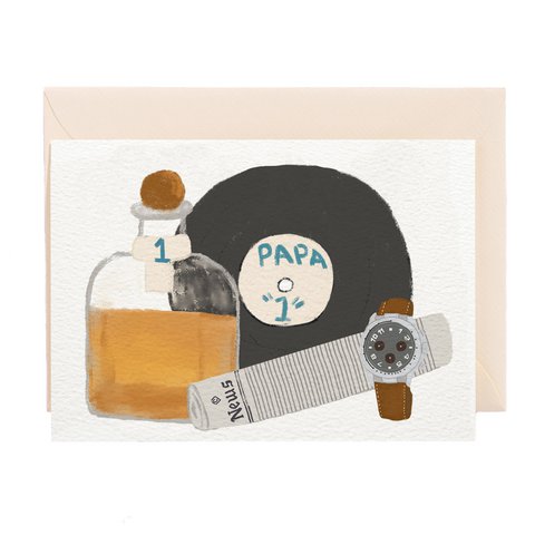 Papa N° 1 Greeting Card