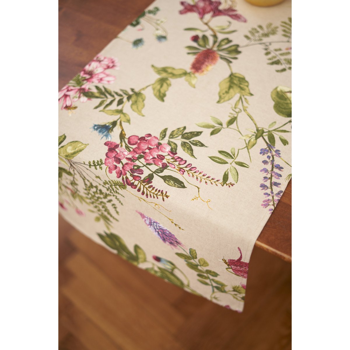 Table Runner, Poly-cotton Mix, Printed | Botanico