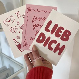 Postkort 'Elsker dig'