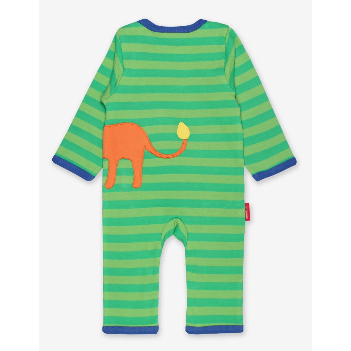 Pajamas pour bébé en coton biologique avec une pièce avec une application de lion