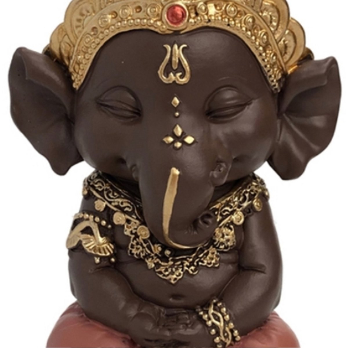 Statuetta Ganesh 2 - Portafortuna - Decorazione Zen e Feng Shui - Per creare un'atmosfera rilassante e spirituale - Idea regalo