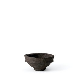 Bol sculptural SUSTAIN, petit brun