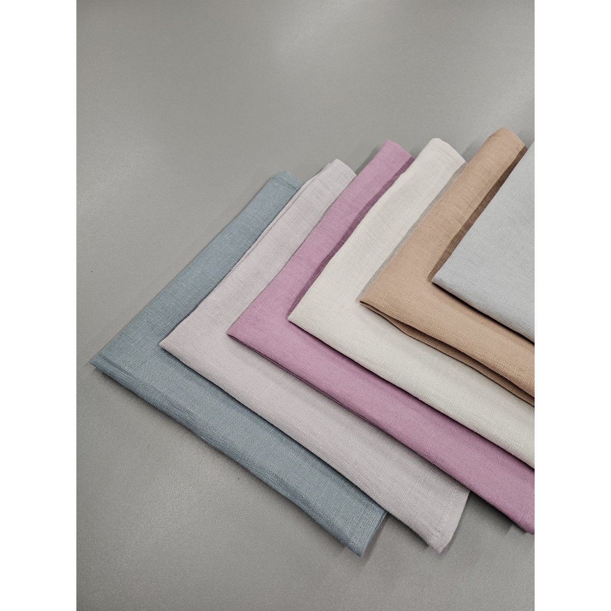 Linen napkins, assorted Colors, Pack of 4