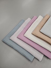 Linen napkins, assorted Colors, Pack of 4