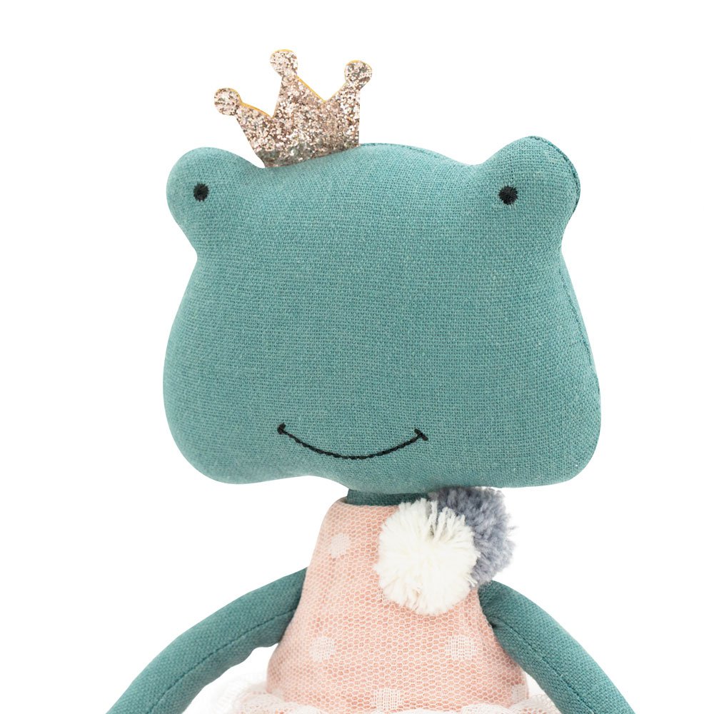 Cotton Soft toy, Cotti Motti -  Fiona the Frog (30 cm)