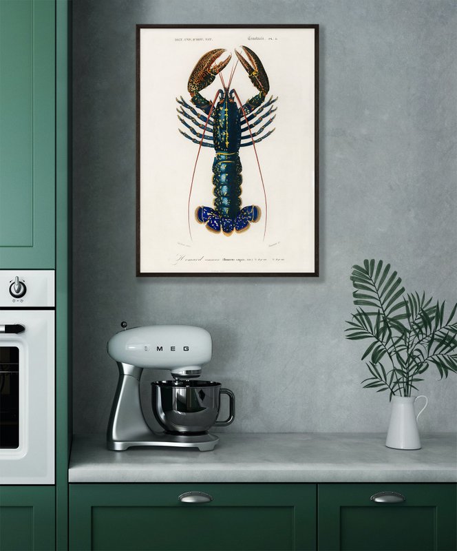 Plakat Vintage Hummer - Dyr