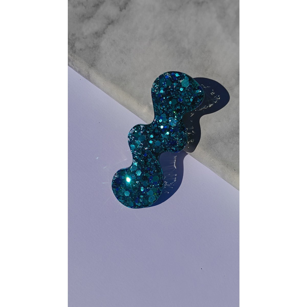 ⋒ Harzhaarclippack - Glitzer Ozean (7 Artikel) ⋒