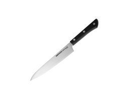 Samura Harakiri Knife Set, 3 pcs, Paring, Utility & Chef's Knives, Black Handle