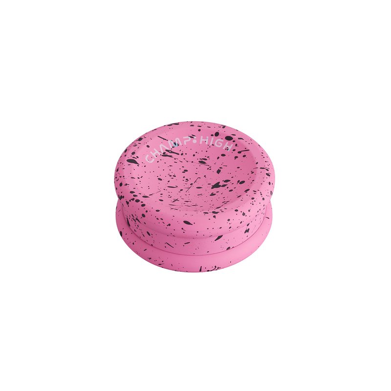 Présentoir 12 moulins à épices granite - Rose et Noir