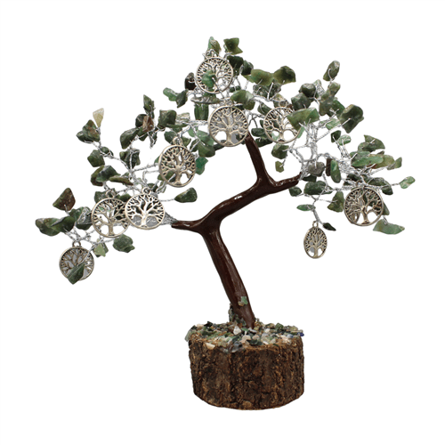 Green Jade Peace and Harmony Edelsteinbaum Klein