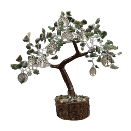 Green Jade Peace and Harmony Edelsteinbaum Klein