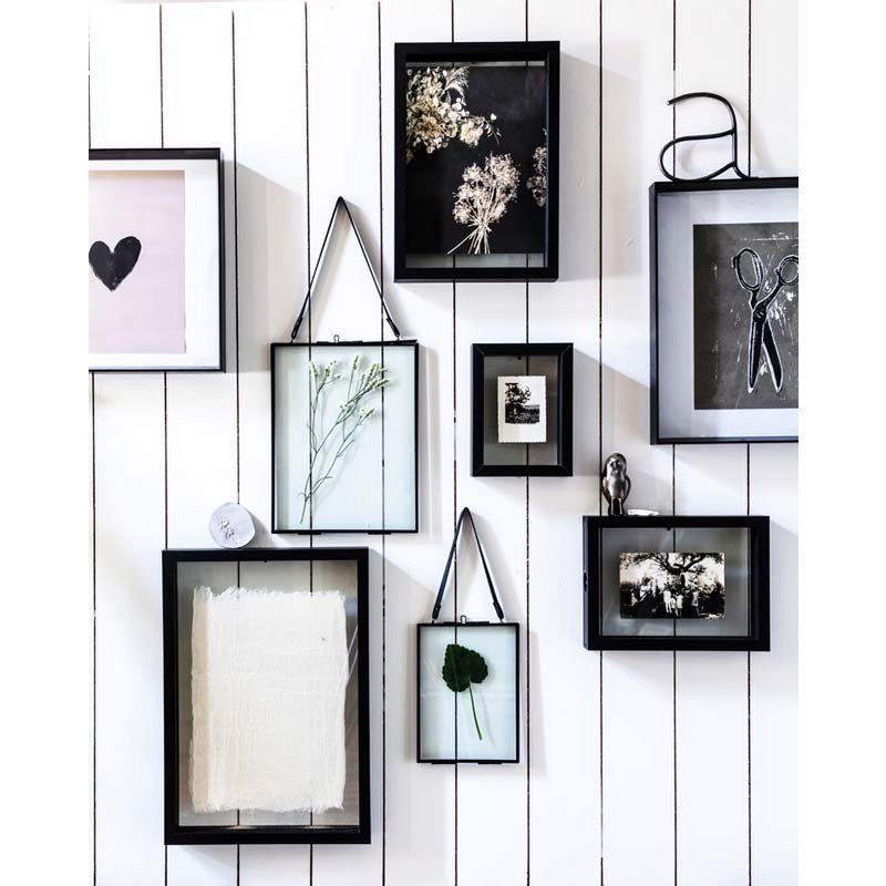 Photo Frame Wood Black A4 28x40x4cm