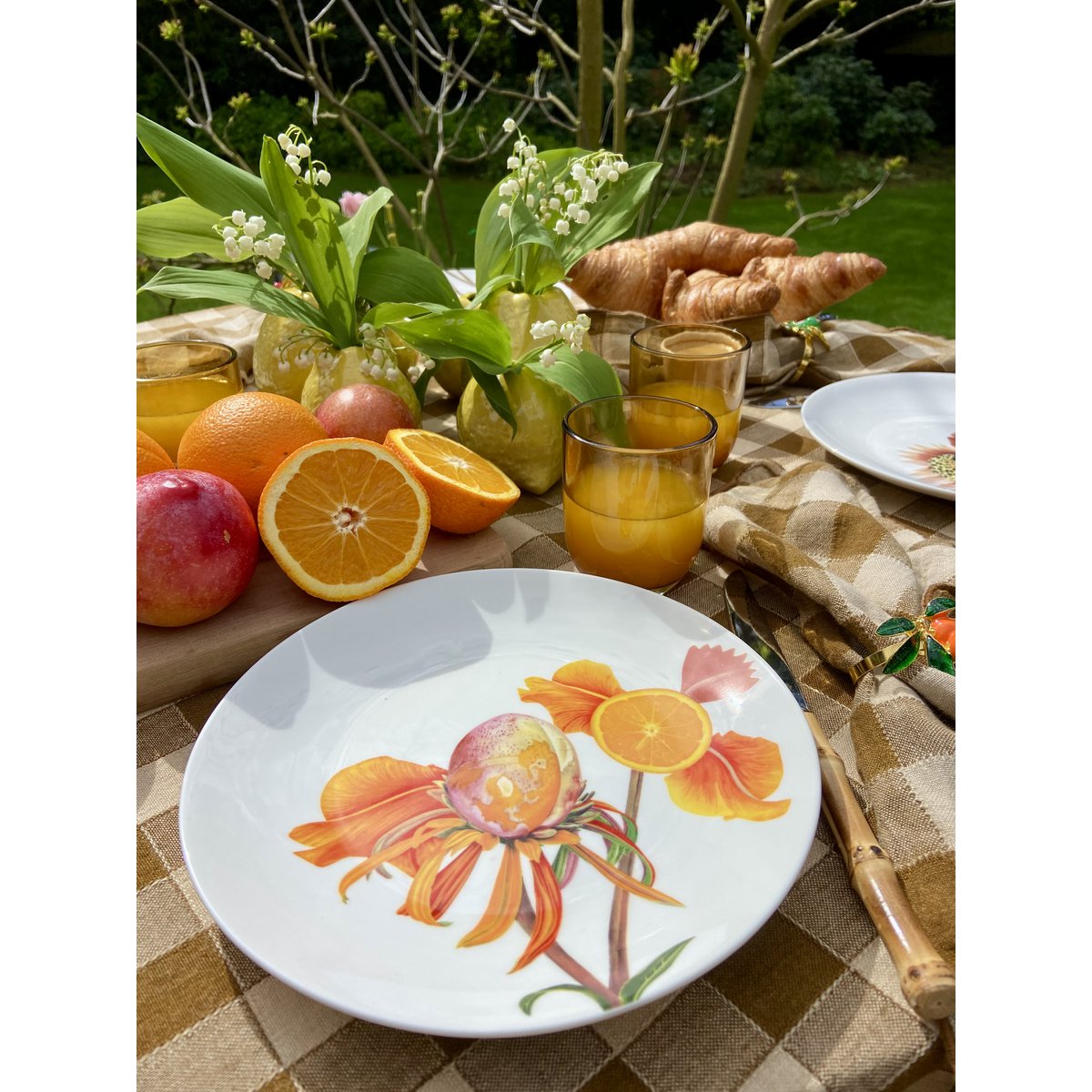 Botanical Wonders - Set of 4 breakfast plates