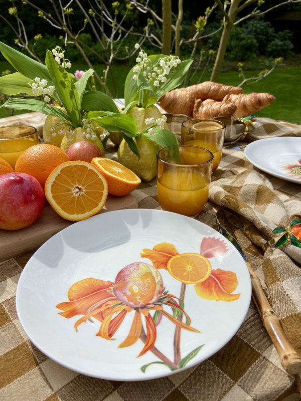 Botanical Wonders - Set of 4 breakfast plates