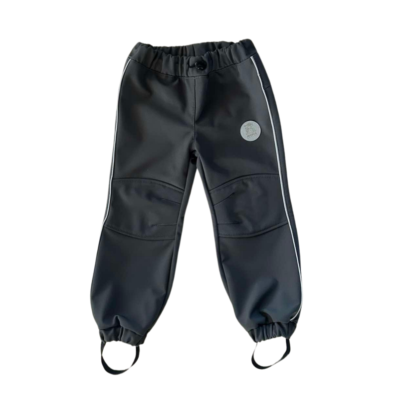 Dzieciowe spodnie softshell, szare
