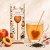 TEA-POP Tea-On-A-Stick | Peach | 20 Sticks Display Tray