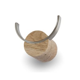 Wandhaak DEER, eiken, staal