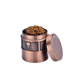 Présentoir 12 moulins à épices motif crâne - Arc en ciel, Rose Gold, Argenté et Or