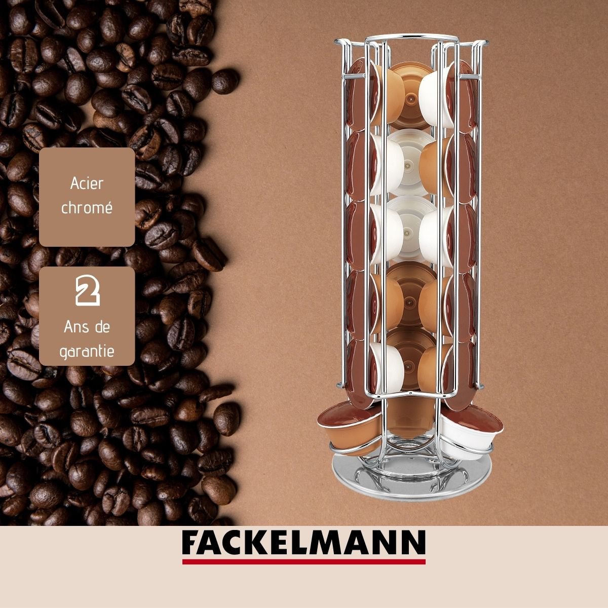 Dolce Gusto drehbarer Kapselhalter Fackelmann Petit Déjeuner