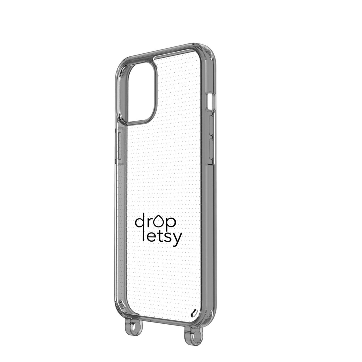 Etui na telefon iPhone 12 Series SZARE przezroczyste
