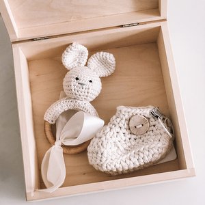 Geschenkdoos 3-delig Bunny - crème