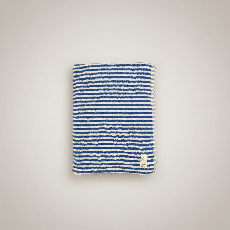 Badehåndklæde | Tyskland | Blå striber | 170x85 cm