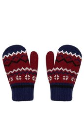Gloves - 30% wool AVERARDO - RED