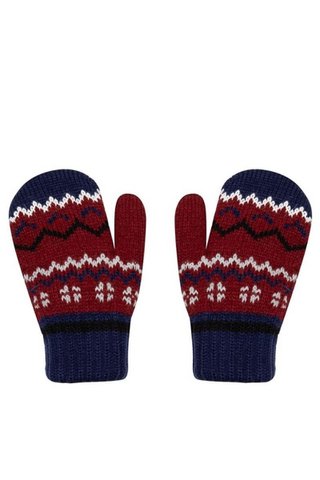Handschoenen - 30% wol AVERARDO - ROOD