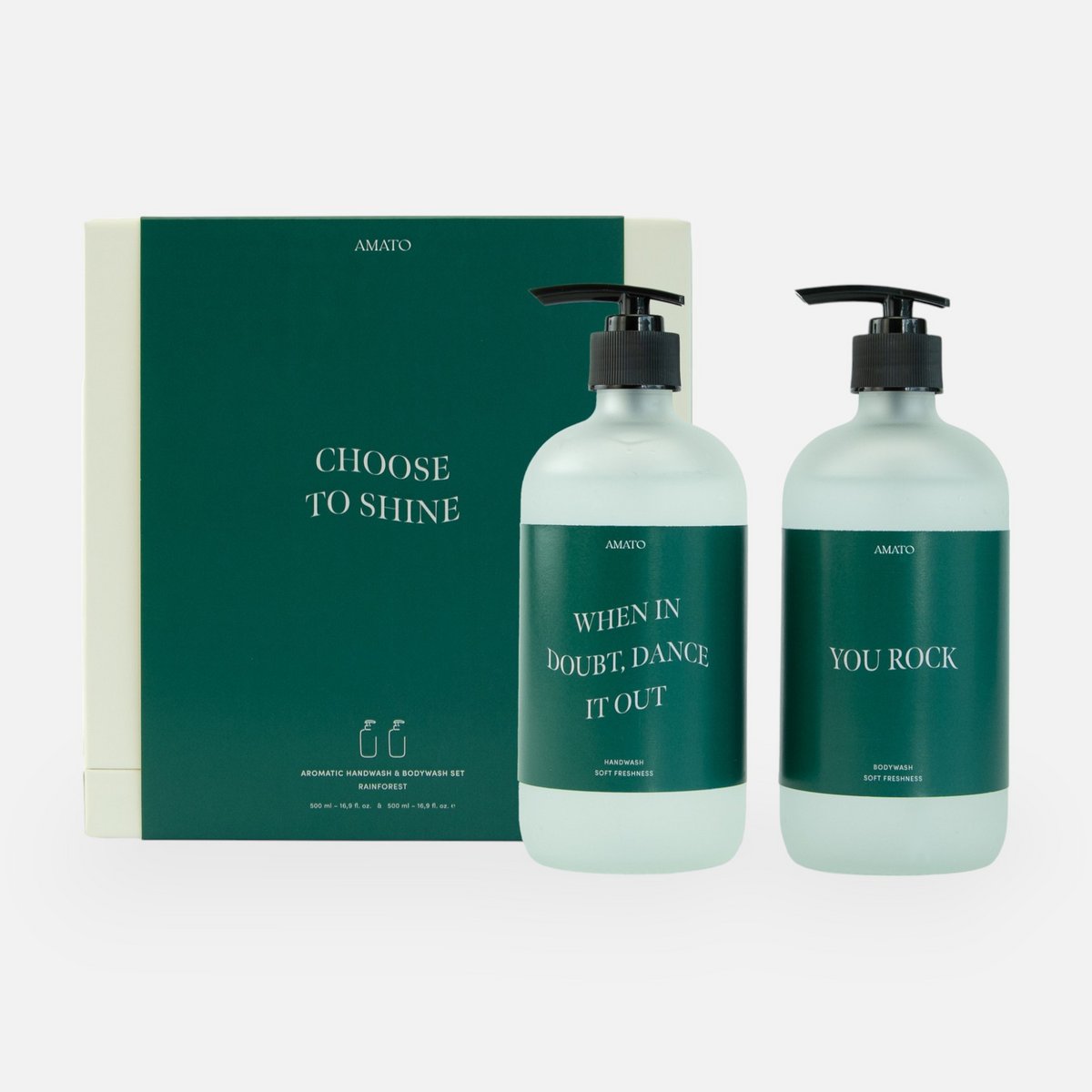 Geschenkset hand- en bodywash 'choose to shine'