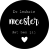 Muurcirkel De leukste meester