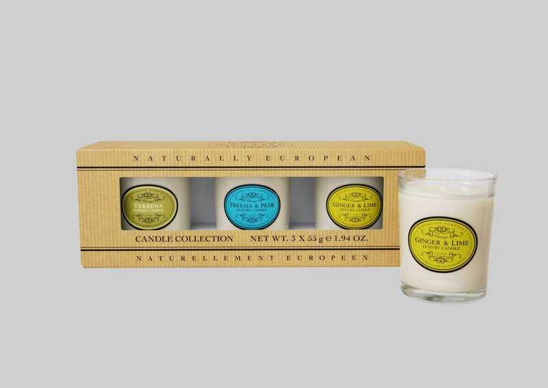SOMERSET - Mini-Kerzen-Geschenkset - 3x55g
