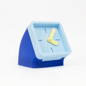 Bureauklokje Kobalt & Baby Blauw