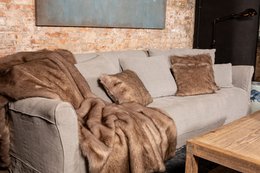Piel Sintética Tartán Sable