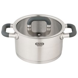 Lugano Edilstahl Topfset 6TLG. + Stielpfanne 24 cm