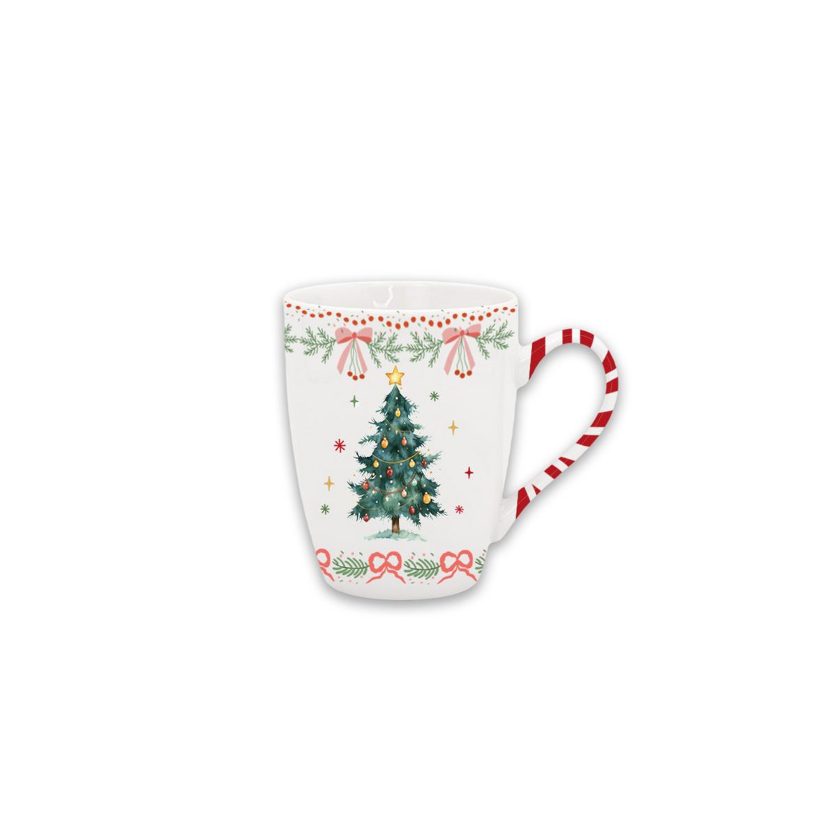 Taza de porcelana Árbol navideño 330 ml Isabelle Rose