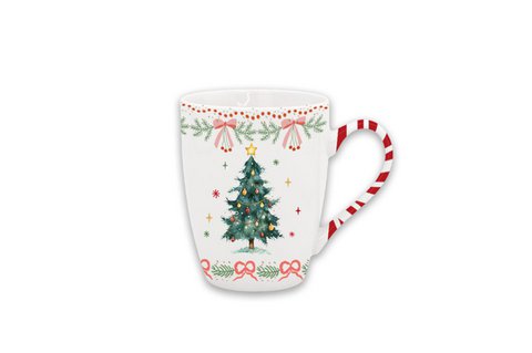 Porcelain mug Holidays tree 330 ml Isabelle Rose