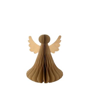 Honeycomb Christmas decoration angel · kraft