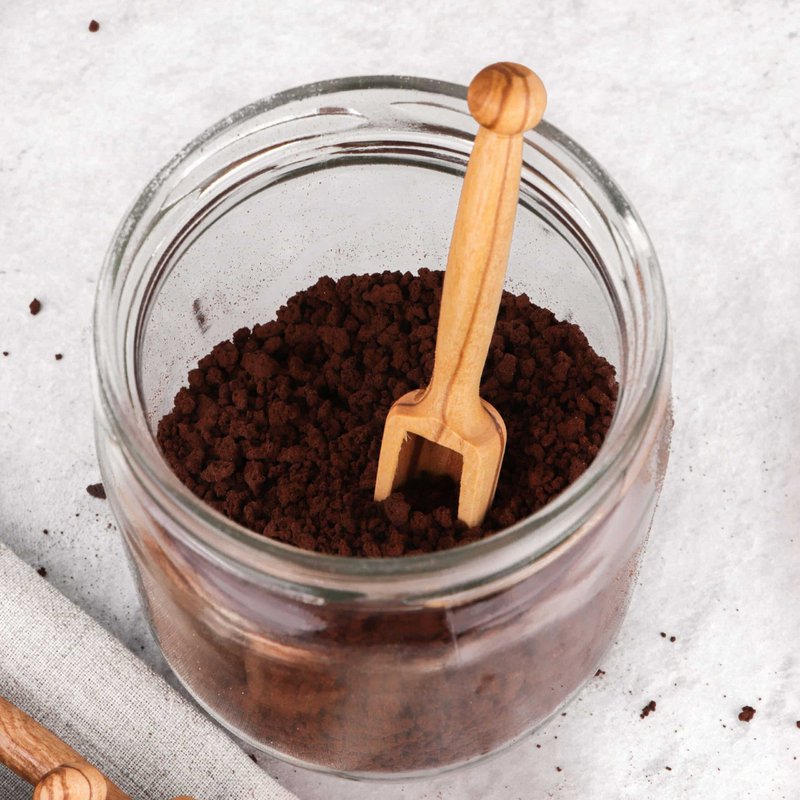 Mini cucchiai funzionali fatti a mano in legno d'ulivo - Utensili da cucina naturali