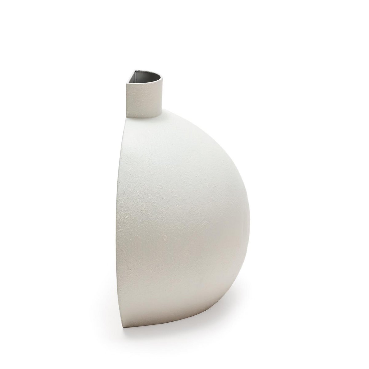 VASE 29X15X29 WEISSES METALL TH1334900