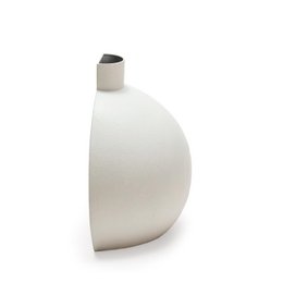VASE 29X15X29 HVIDMETAL TH1334900