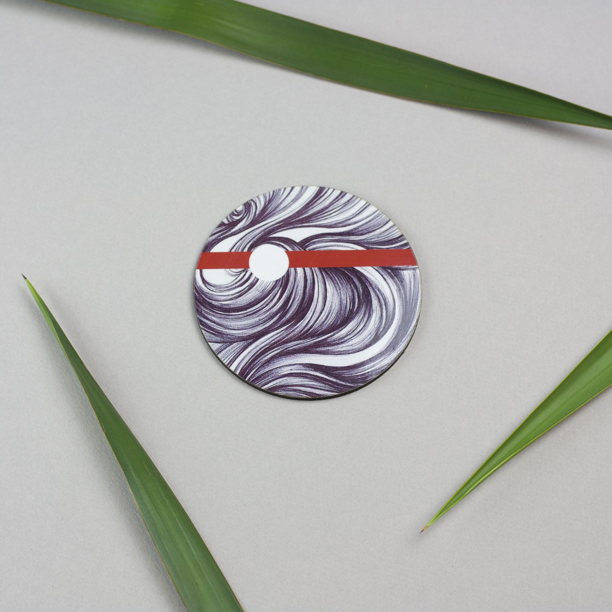 Sæt med 6 Rising Sun coasters